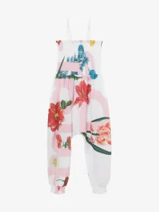 Desigual Pant Tomillo Overall Kinder Weiß