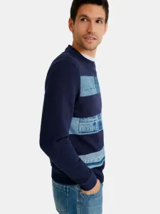 Desigual Fede Sweatshirt Blau
