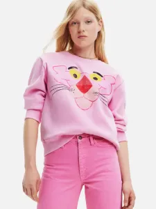 Desigual Pink Panther Sweatshirt Rosa #696393