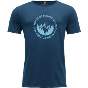Devold LEIRA MAN TEE Herren T-Shirt, blau, größe 2XL