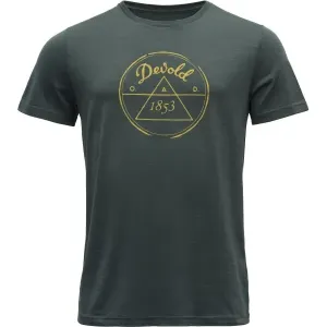Devold LEIRA MAN TEE Herren T-Shirt, dunkelgrau, größe XL