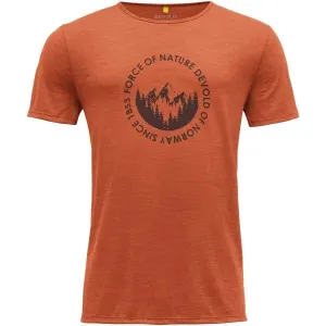 Devold LEIRA MAN TEE Herren T-Shirt, orange, größe L