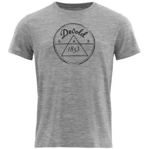Devold DEVOLD 1853 MERINO Herren T-Shirt, grau, größe L