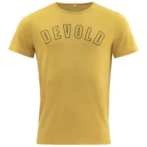 Devold UTLADALEN MERINO 130 Herren T-Shirt, gelb, größe L