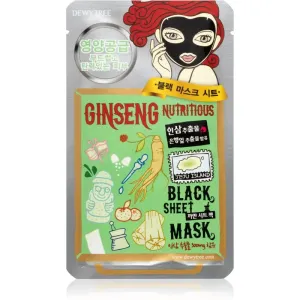 Dewytree Black Mask Ginseng Nährende Tuchmaske 30 g