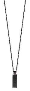 Dici Milano Schwarze Halskette für Männer DCNL50060200