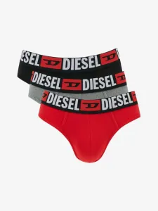 Diesel UMBR-Andre Slipy 3 Stücke Schwarz Rot Grau #271386