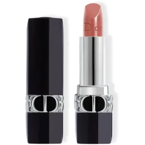 DIOR Rouge Dior feuchtigkeitsspendendes Lippenbalsam nachfüllbar Farbton 100 Nude Look Satin 3,5 g