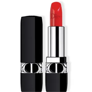 DIOR Rouge Dior langanhaltender Lippenstift nachfüllbar Farbton 080 Red Smile Satin 3,5 g #328646