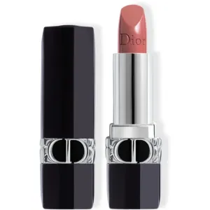 DIOR Rouge Dior langanhaltender Lippenstift nachfüllbar Farbton 100 Nude Look Metallic 3,5 g
