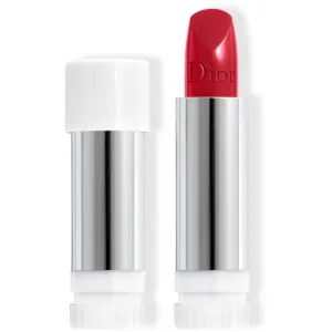 DIOR Rouge Dior The Refill langanhaltender Lippenstift Ersatzfüllung Farbton 743 Rouge Zinnia Satin 3,5 g