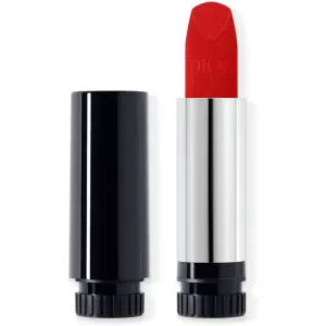 DIOR Rouge Dior The Refill langanhaltender Lippenstift Ersatzfüllung Farbton 999 Velvet 3,5 g