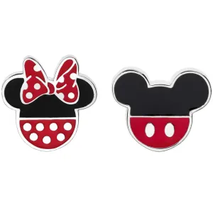 Disney Silber Ohrstecker Mickey and Minnie Mouse ES00007SL.CS