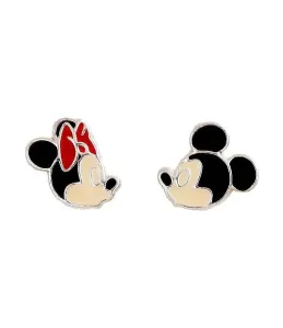 Disney Silberne Ohrstecker Mickey and Minnie Mouse ES00087SL.CS