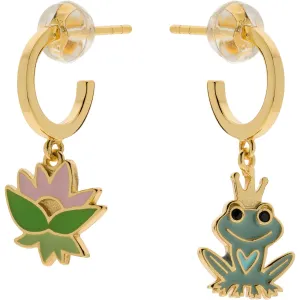 Disney Vergoldete runde Ohrringe der Froschkönig ES00064YZCL.CS