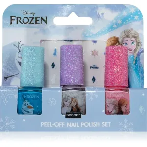 Disney Frozen Peel-off Nail Polish Set Set mit Nagellacken für Kinder Blue, White, Pink 3x5 ml