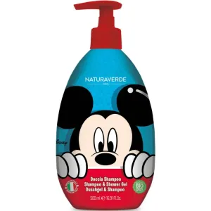 Disney Mickey Mouse Shampoo & Shower Gel Shampoo & Duschgel 2 in 1 für Kinder 500 ml