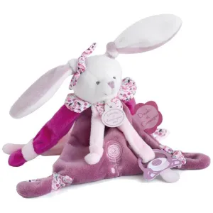 Doudou Gift Set Bunny with Soother Clip Plüschspielzeug mit Clip 1 St