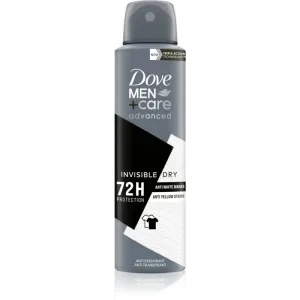 Dove Men+Care Antiperspirant Antitranspirant gegen weiße und gelbe Flecken 72h Invisibile Dry 150 ml