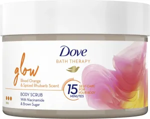 Dove Bath Therapy Glow Intensives Körperpeeling Blood Orange & Rhubarb 295 ml