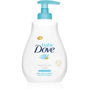 Dove Kinderwaschgel für Körper und Haare Baby (Head To Toe Wash Rich Moisture) 400 ml