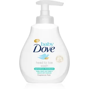 Dove Kinderwaschgel für Körper und Haare des Babys (Head To Toe Wash Sensitive Moisture) 400 ml