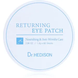 Dr. HEDISON Nourishing & Anti-Wrinkle Care feuchtigkeitsspendende Gel-Maske für den Augenbereich gegen dunkle Kreise 60 St