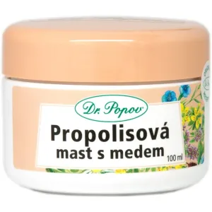 Dr. Popov Herbal ointments Propolis with honey Salbe für juckende und gereizte Haut 100 ml