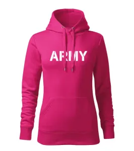 DRAGOWA Damensweatshirt mit Kapuze army, rosa 320g/m2 #1224977