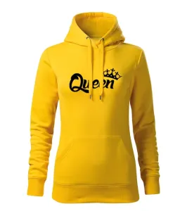 DRAGOWA Damensweatshirt mit Kapuze queen, gelb 320g/m2 #1225009