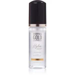 Dripping Gold Luxury Tanning Hydra Whip transparenter Selbstbräunungsschaum für Körper und Gesicht Farbton Dark 150 ml