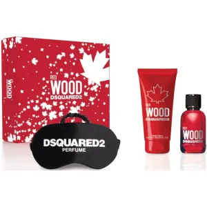 Dsquared² Red Wood - EDT 50 ml + Duschgel 100 ml + Schlafmaske