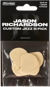 Dunlop Jason Richardson Custom Jazz III 6 pack Plektrum