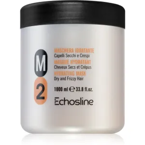 Echosline Dry and Frizzy Hair M2 Hydratisierende Maske Lockenpflege für lockiges Haar 1000 ml