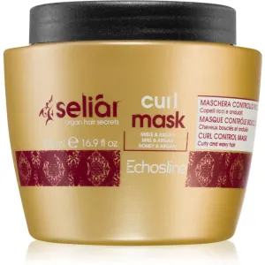Echosline Seliár Curl Maske mit ernährender Wirkung für welliges und lockiges Haar 500 ml