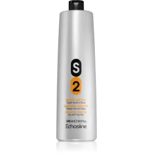 Echosline Dry and Frizzy Hair S2 Feuchtigkeit spendendes Shampoo für welliges und lockiges Haar 1000 ml