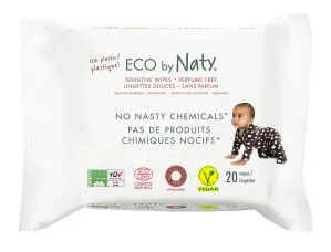 Eco by Naty Nata geruchlose Feuchttücher - für empfindliche Haut (20 Stück)