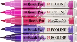 Ecoline Aquarellstift Brush Pen Violet 5 Stck #677317
