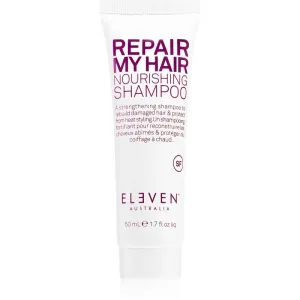 Eleven Australia Repair My Hair Nourishing Shampoo Pflegendes Shampoo mit verstärkender Wirkung 50 ml