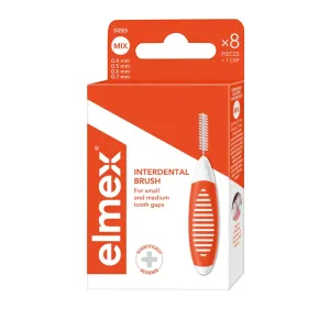 Elmex Interdental Brush Interdentalzahnbürste Sizes mix 8 St