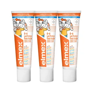 Elmex Caries Protection Kids Zahnpasta für Kinder 3 x 50 ml