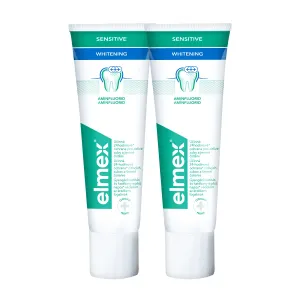 Elmex Zahnpasta für empfindliche Zähne Sensitive Whitening Duopéack 2x 75 ml
