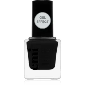 emi E.MiLac Gel Effect Ultra Strong Nagellack mit Geleffekt ohne Verwendung einer UV-/LED-Lampe Farbton Little Black Dress #050 9 ml