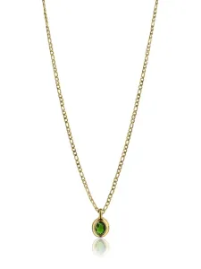 Emily Westwood Zeitlose vergoldete Halskette mit Zirkon Laila EWN23090G