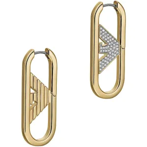 Emporio Armani Modische Silber Ohrringe mit Kristallen EGS3048710