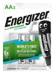 Energizer wiederaufladbare Batterie HR6 Extreme AA 2300 FSB2, 2St