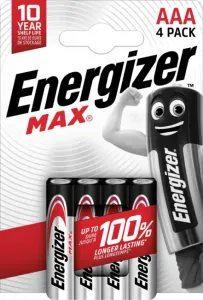 Energizer MAX AAA/E92 alkalické batérie 4ks Alkalibatterie 4 Stück