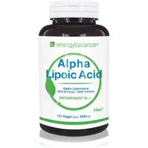 EnergyBalance Alpha-Lipoic Acid Nahrungsergänzungsmittel zur Unterstützung der Leberfunktion 180 KAP