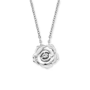 Engelsrufer Charmante Silberkette mit Rose ERN-ROSE-ZI