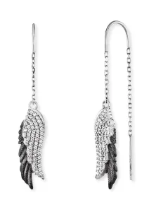 Engelsrufer ElegantElegante zweifarbige Ohrringe aus Silber mit Zirkonen Wingduo ERE-WINGDUO-ZIB